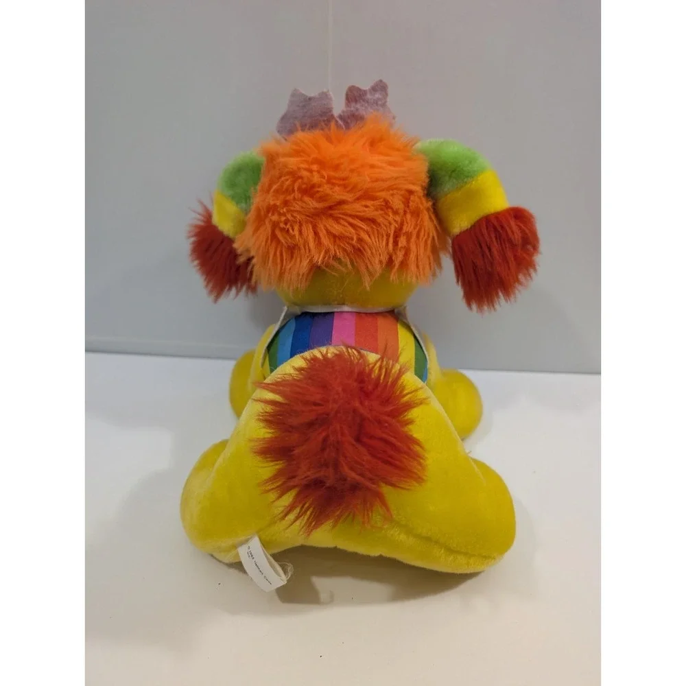Vintage 1983 Hallmark Rainbow Brite Puppy Brite Plush Dog Toy Orange Mane Rare